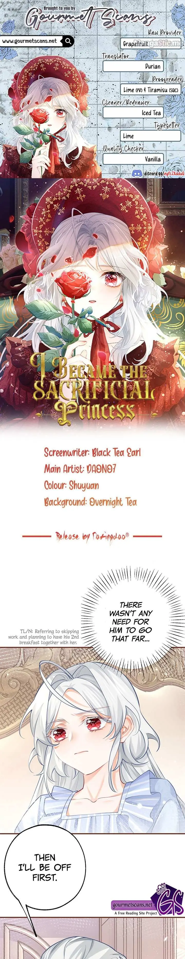 I Became the Sacrificial Princess Chapter 73 page 1 - 