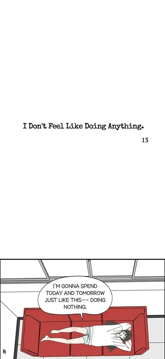 I Don't Feel Like Doing Anything Chapter 13 page 1 - 