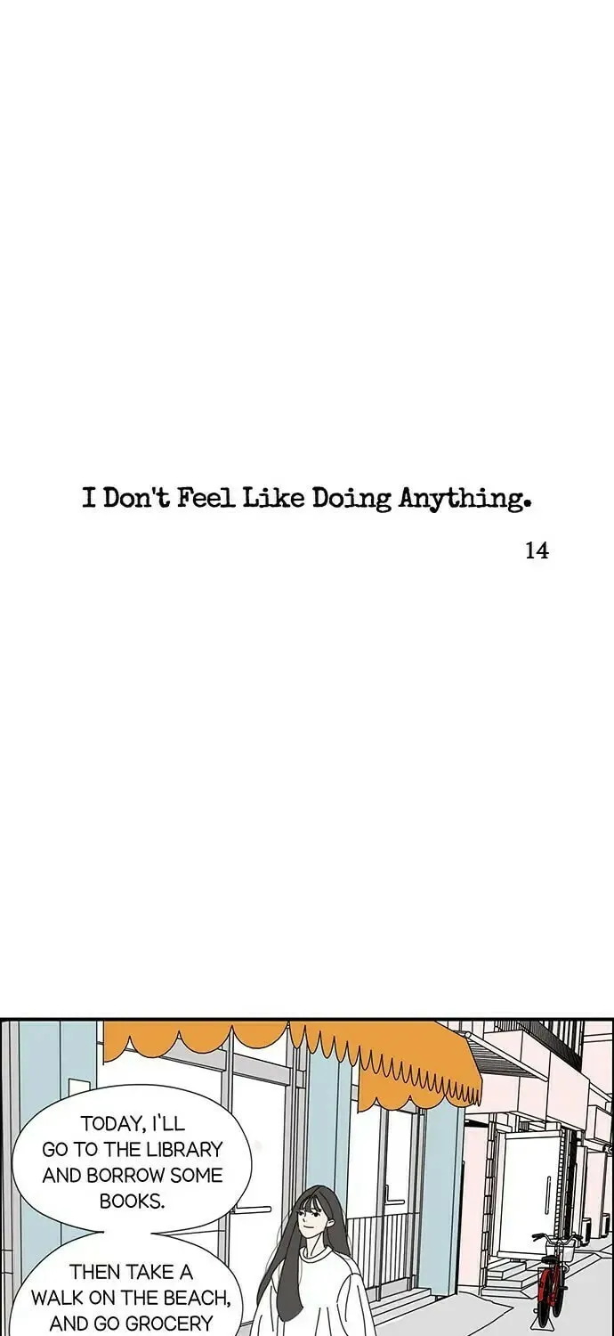 I Don't Feel Like Doing Anything Chapter 14 page 1 - 
