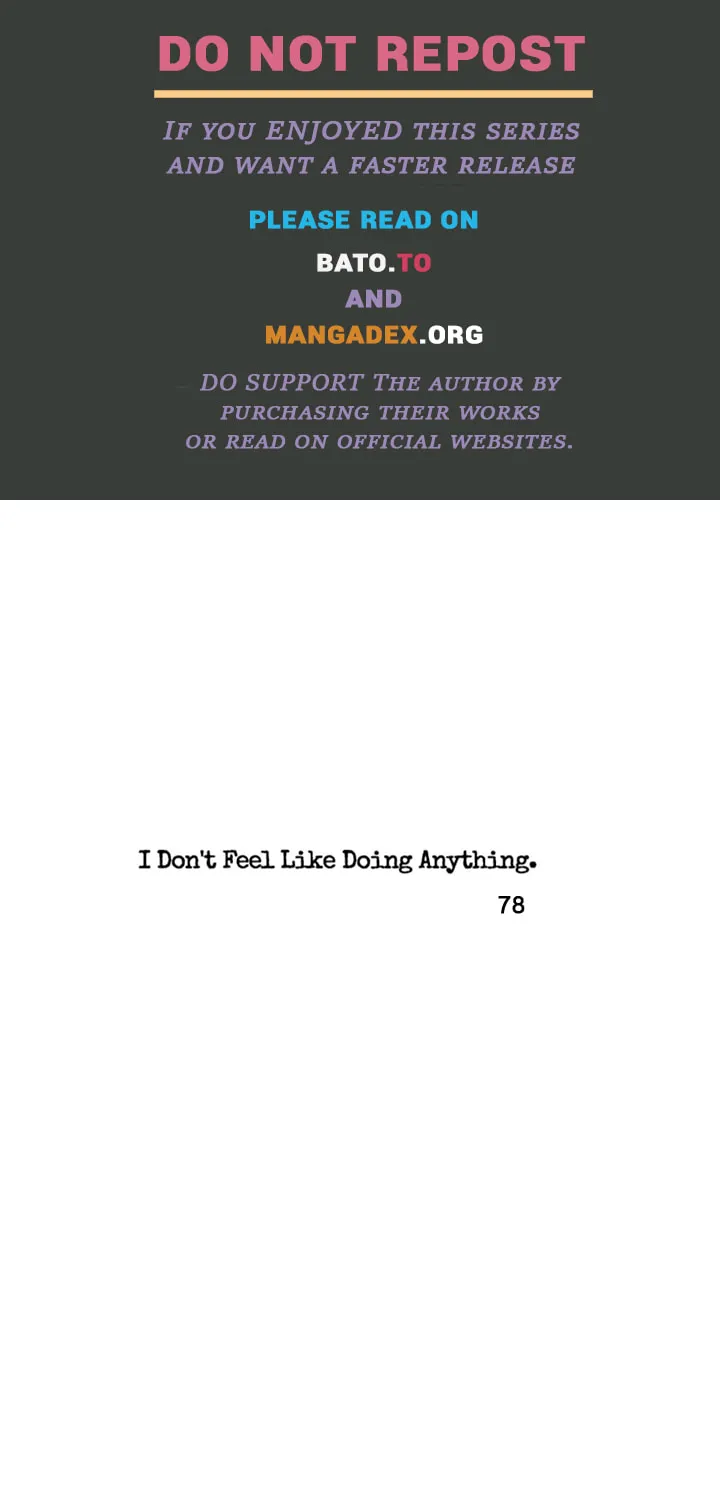 I Don't Feel Like Doing Anything Chapter 78 page 3 - 