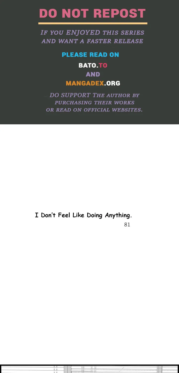 I Don't Feel Like Doing Anything Chapter 81 page 3 - 