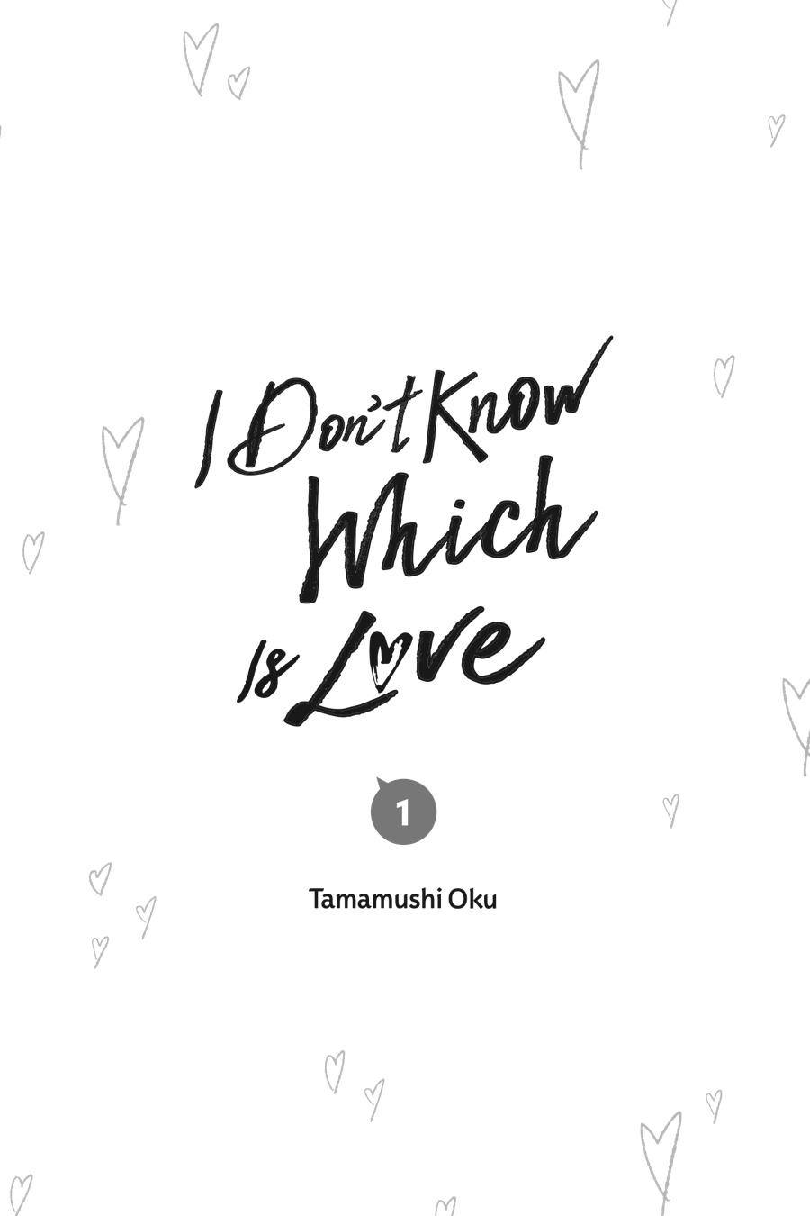 I Don't Know Which Is Love Chapter 1 page 6 - 