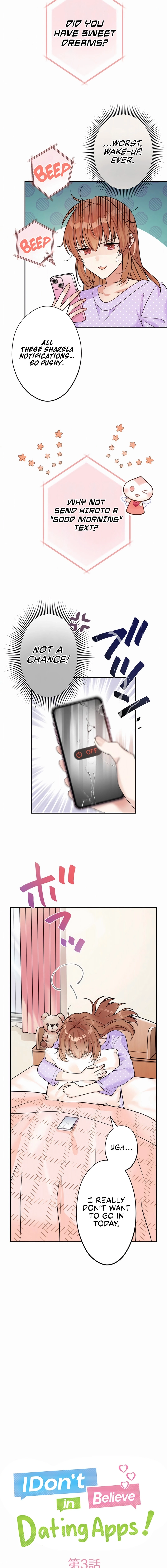 I Don't Believe In Dating Apps! Chapter 3 page 3 - 