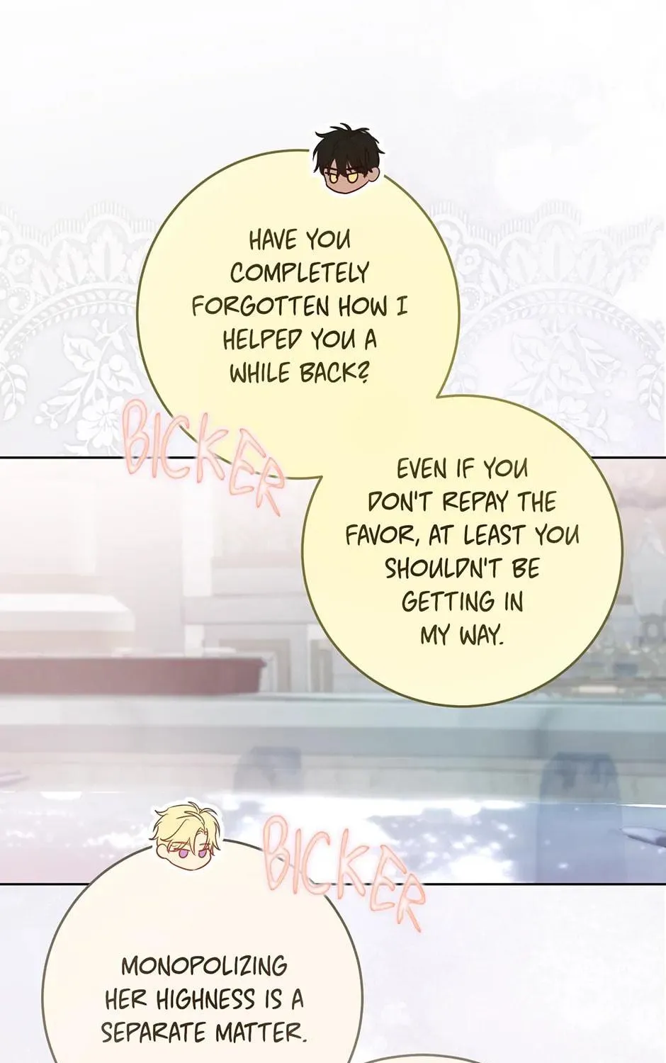 Read I Fell into a Reverse Harem Game! chapter 146 image 112 on Lezhin