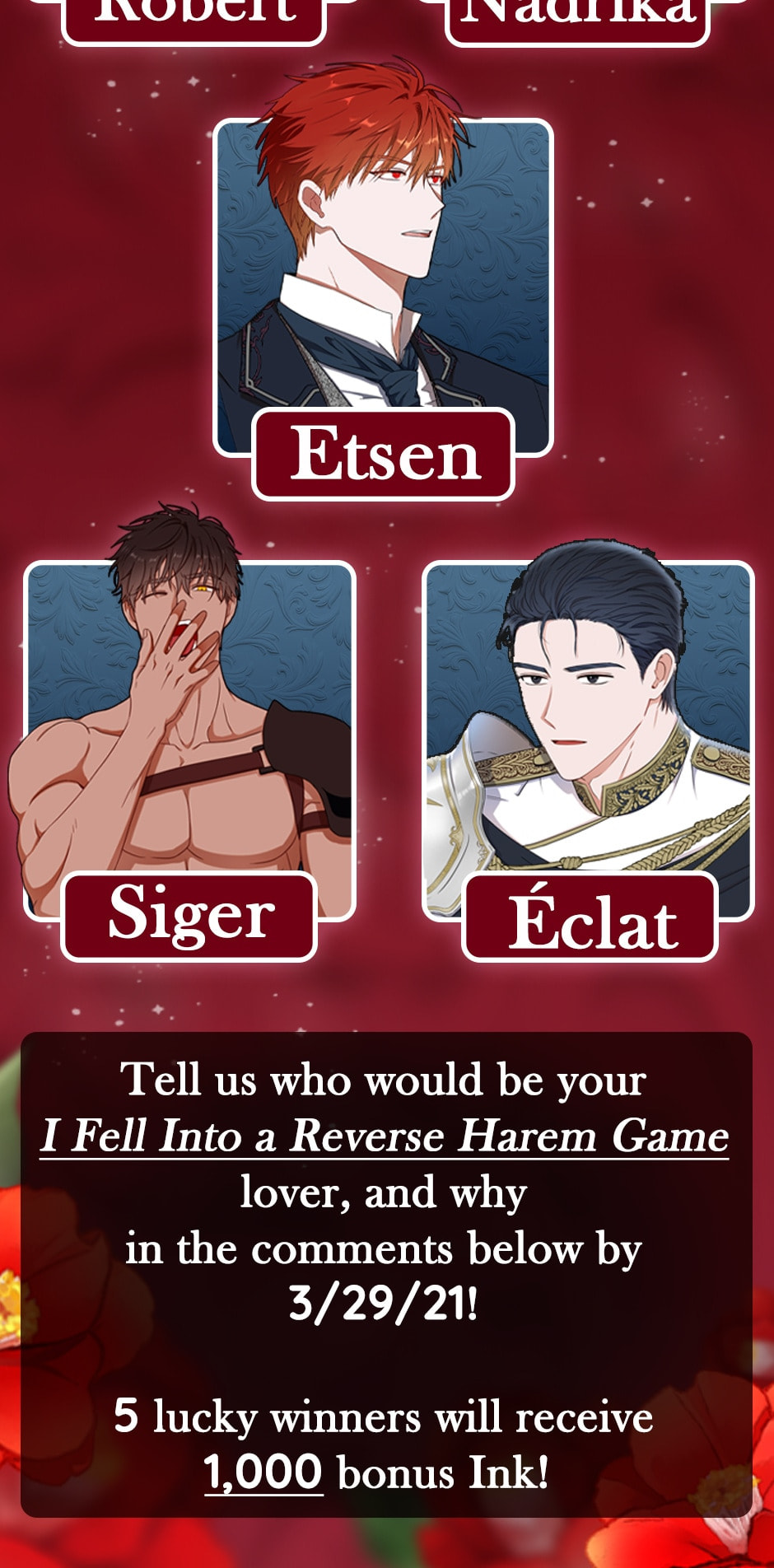 Read I Fell into a Reverse Harem Game! chapter 33.1 image 1 on Lezhin