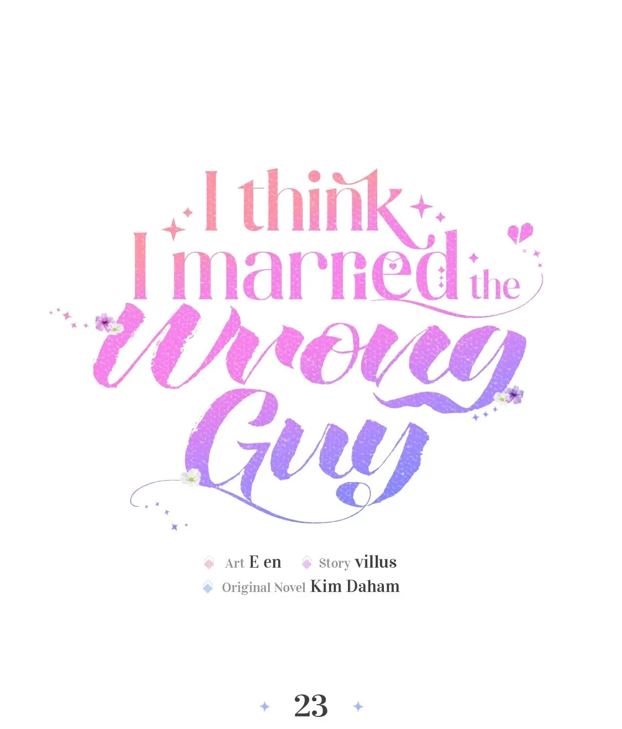 Read I guess I got married wrong. chapter 23 image 35 on Lezhin