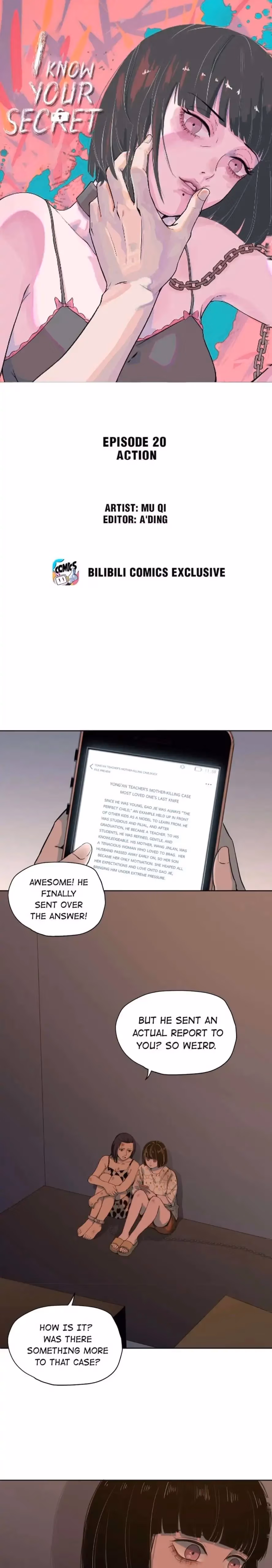 Read I Know Your Secret chapter 20 image 0 on Lezhin