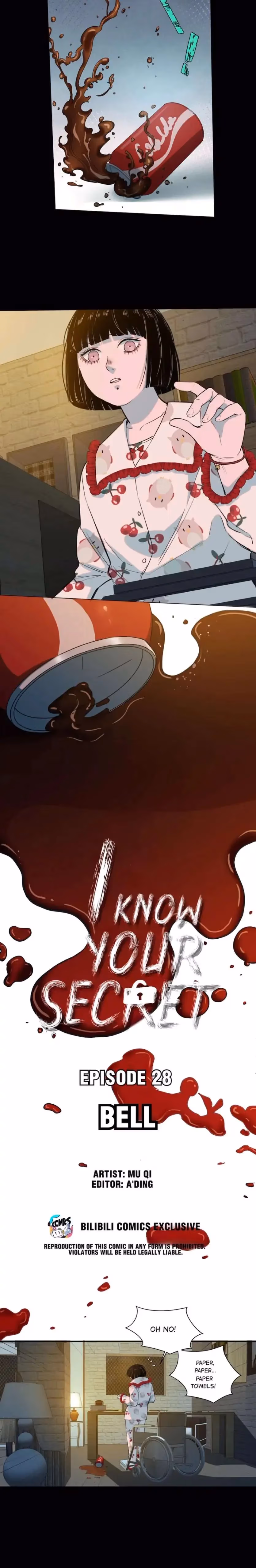 Read I Know Your Secret chapter 28 image 1 on Lezhin