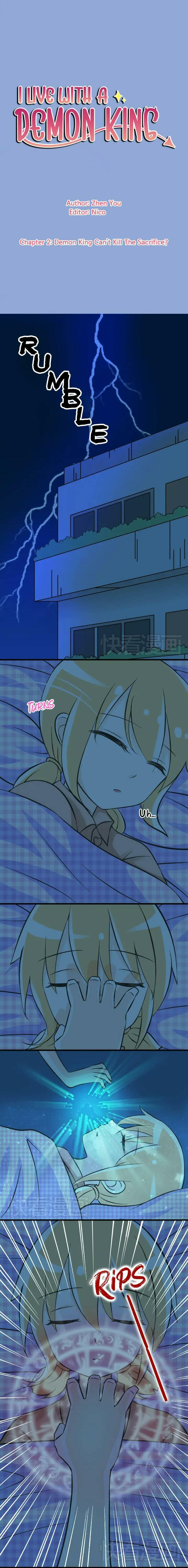 Read I Live With a Demon King chapter 2 image 1 on Lezhin