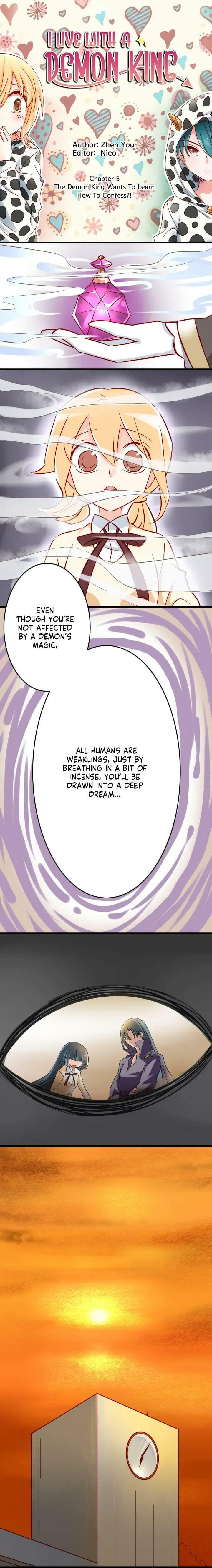 Read I Live With a Demon King chapter 5 image 1 on Lezhin