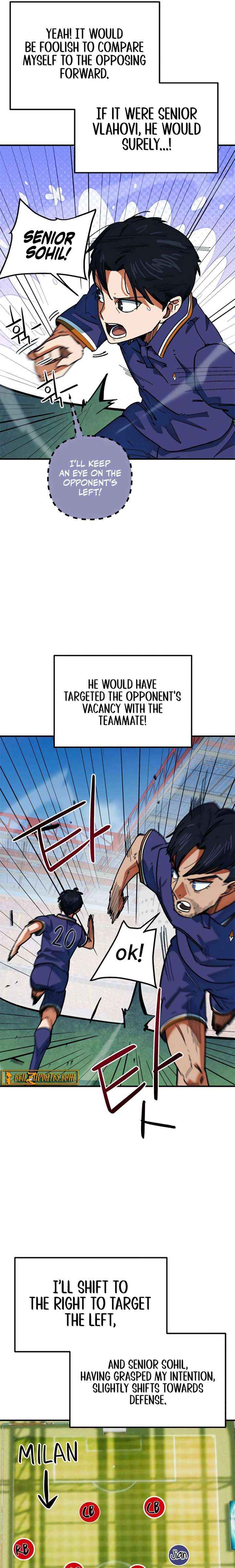 I'm Being Misunderstood as a Soccer Genius Chapter 61 page 21 - 