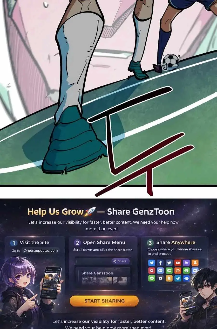 I'm Being Misunderstood as a Soccer Genius Chapter 72 page 102 - 