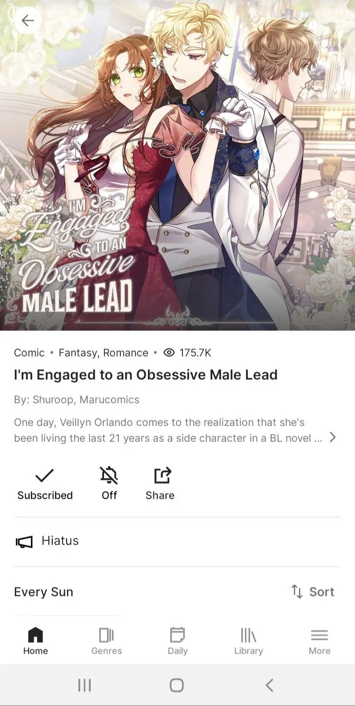 I'm Engaged to an Obsessive Male Lead Chapter 12.1 page 1 - 