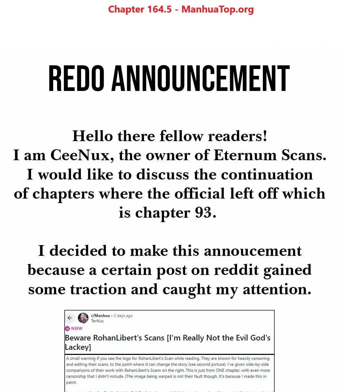 I'm Really Not The Devil's Lackey Chapter 164.5 page 1 - 