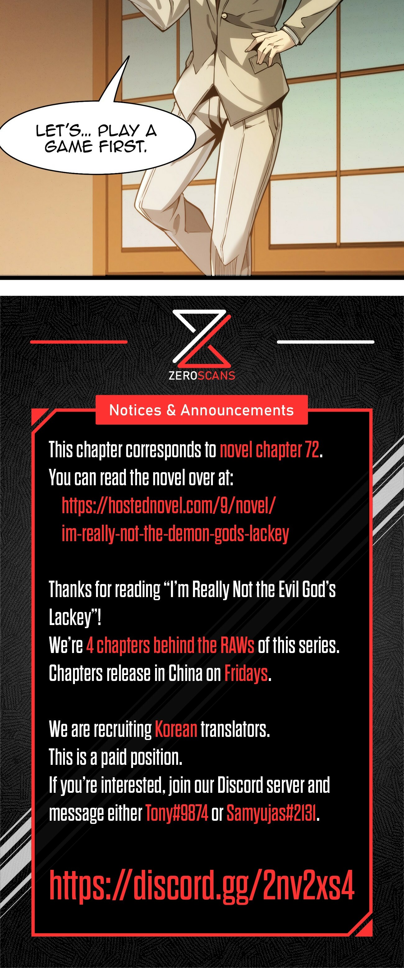 I'm Really Not the Evil God's Lackey Chapter 39 page 27 - 