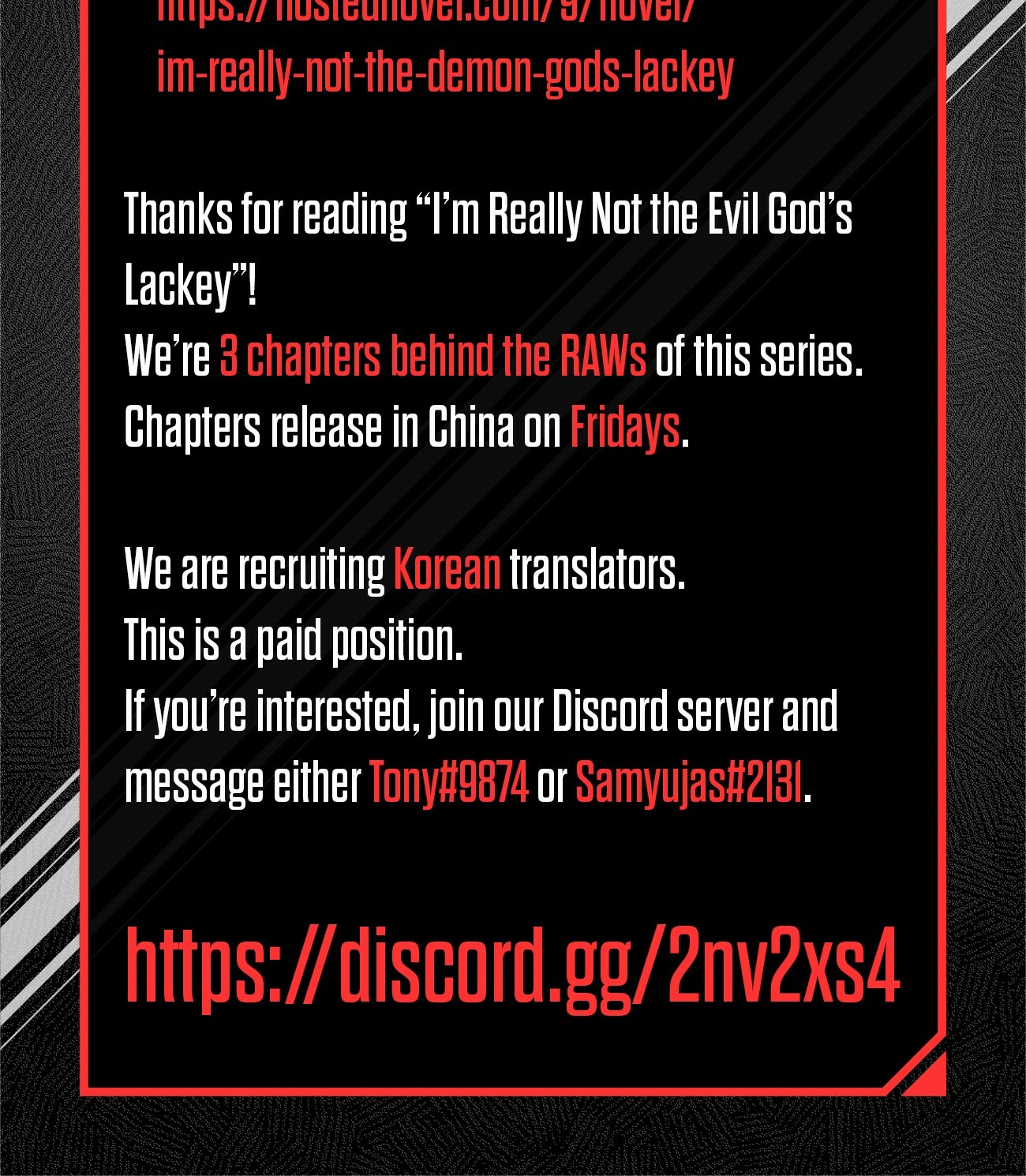 I'm Really Not the Evil God's Lackey Chapter 40 page 42 - 