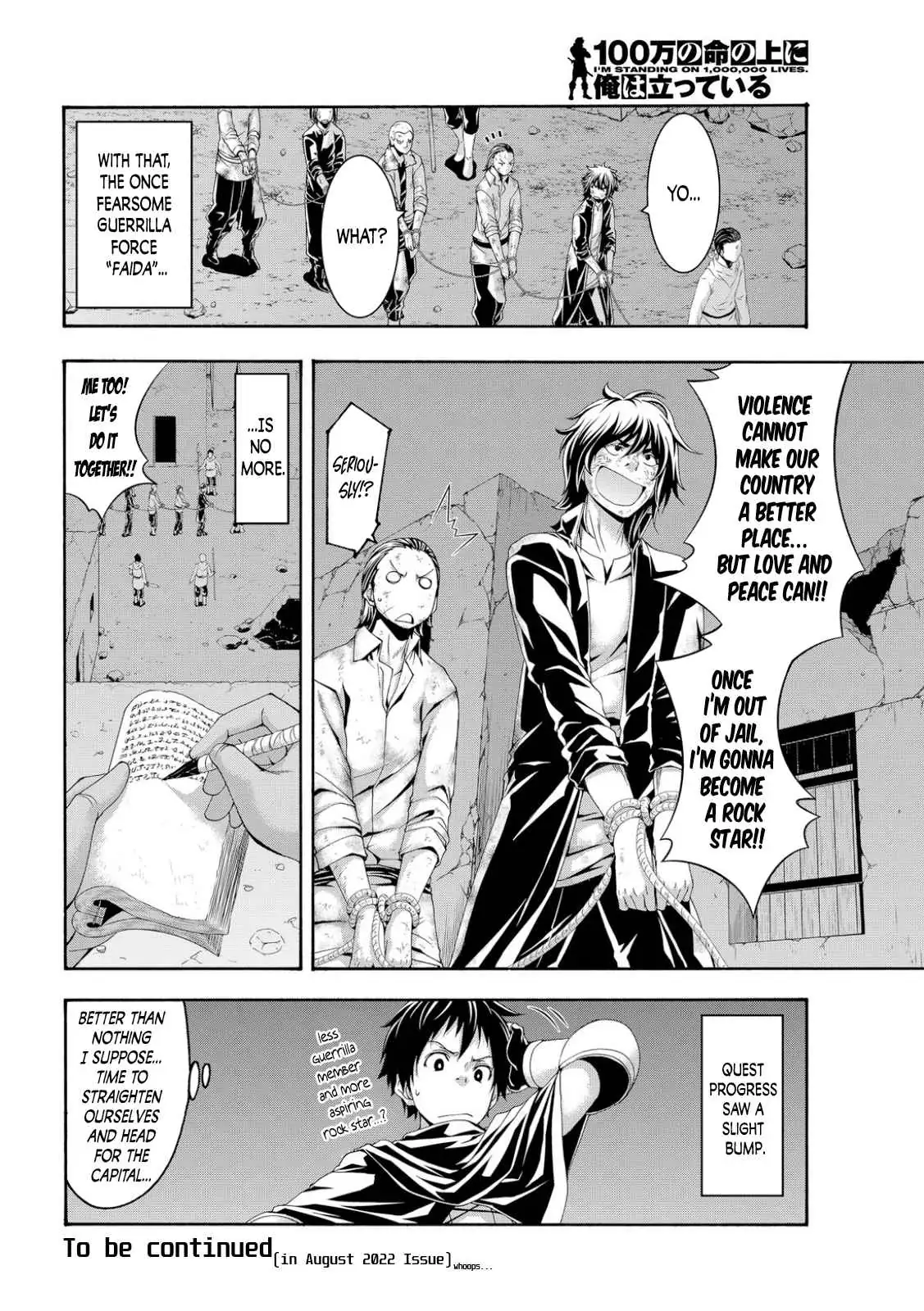 I'm standing on 1,000,000 lives Chapter 73 page 35 - 