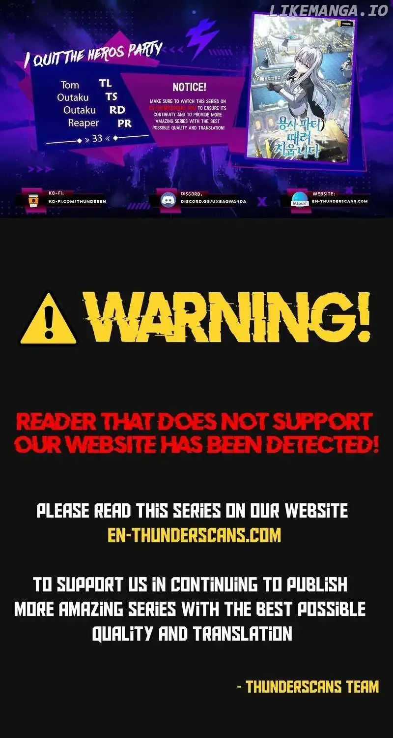 I Quit the Hero’s Party Chapter 33 page 2 - 