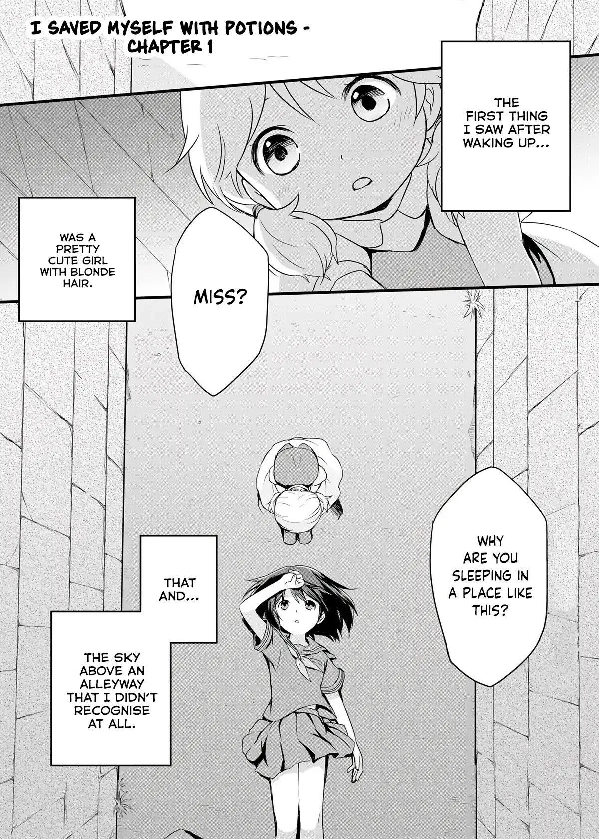 Read I Saved Myself With Potions chapter 1 image 1 on Lezhin