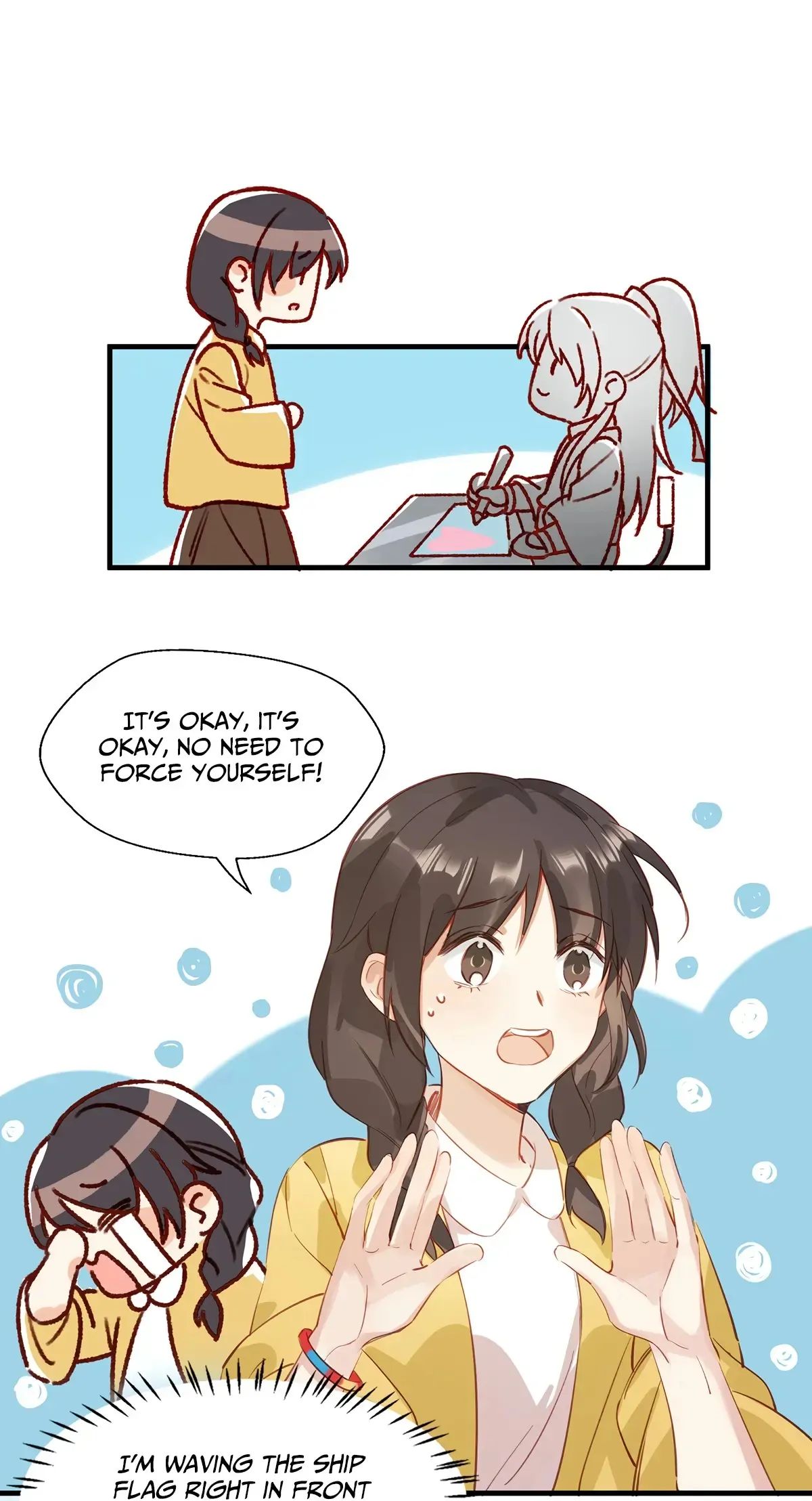 Read I Ship My Rival x Me chapter 9 image 3 on Lezhin