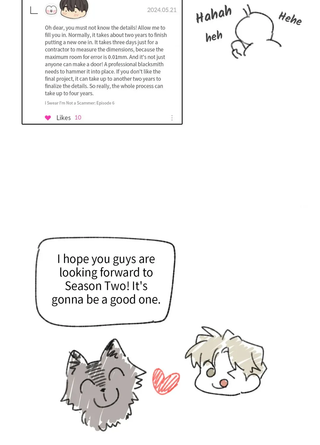 I Swear I'm Not a Scammer! Chapter 24.5 page 11 - 