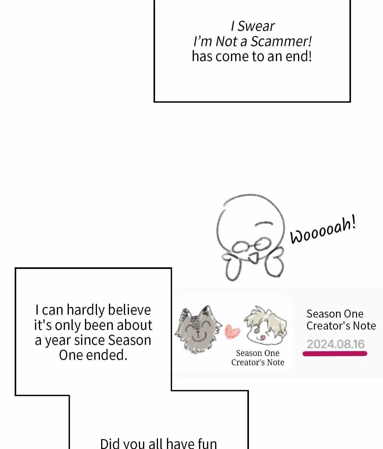 I Swear I'm Not a Scammer! Chapter 45.5 page 4 - 