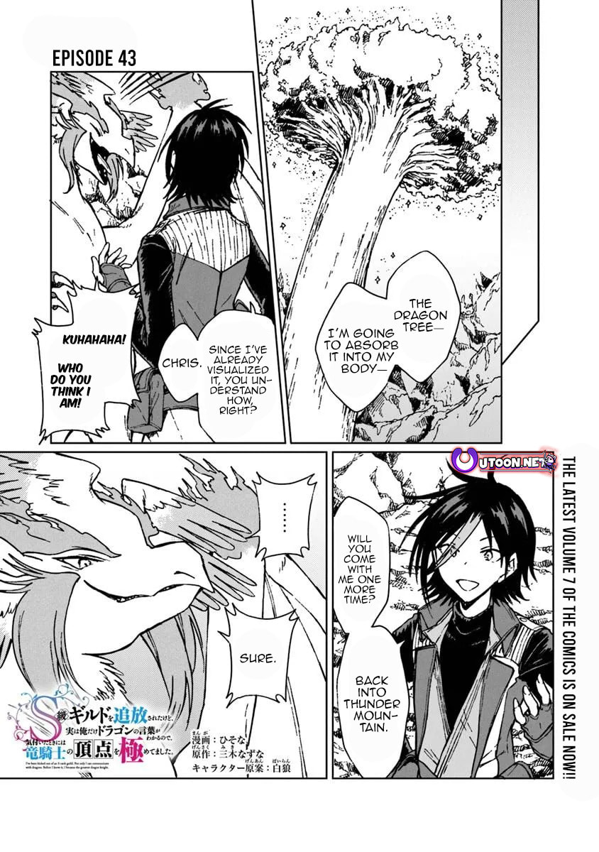 I've Been Kicked Out of an S-Rank Guild. But Only I Can Communicate With Dragons. Before I Knew It, I Became the Greatest Dragon Knight Chapter 43.1 page 2 - 