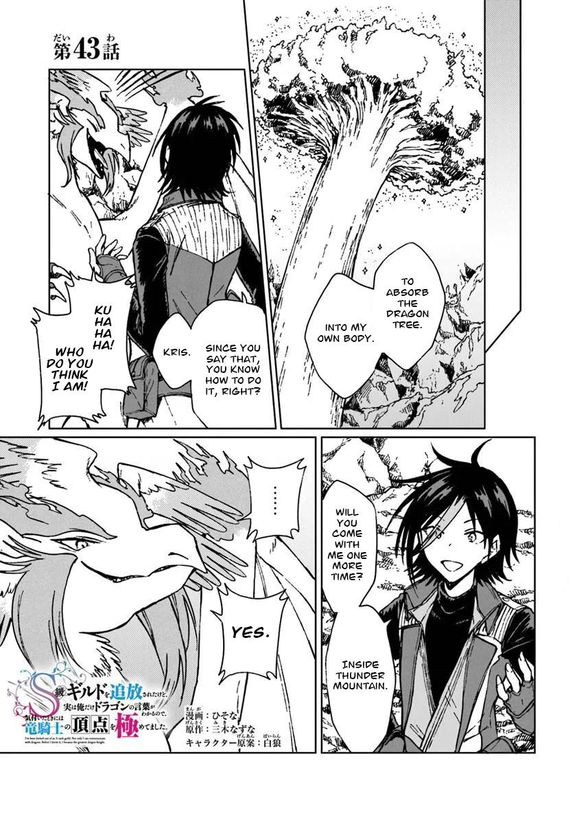 I've Been Kicked Out of an S-Rank Guild. But Only I Can Communicate With Dragons. Before I Knew It, I Became the Greatest Dragon Knight Chapter 43 page 2 - 