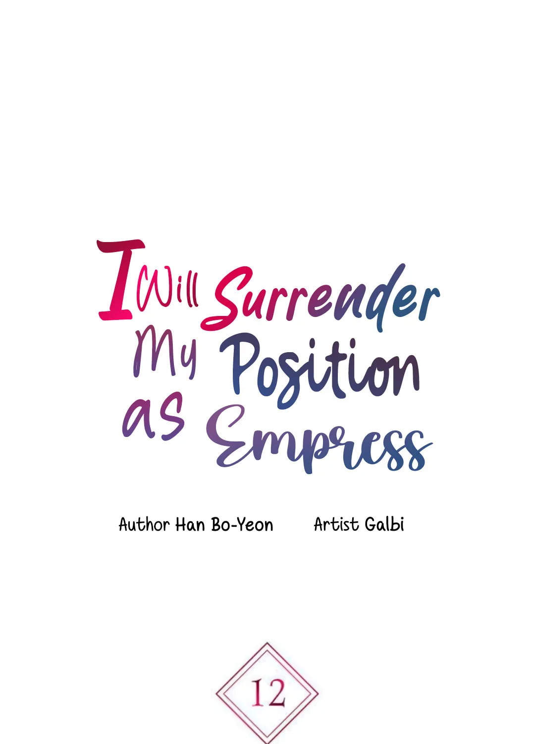 I Will Give Up the Position as the Empress Chapter 12 page 2 - 