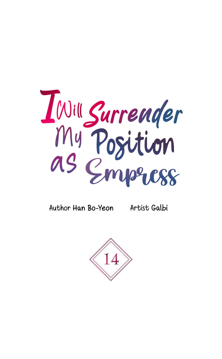 I Will Give Up the Position as the Empress Chapter 14 page 21 - 