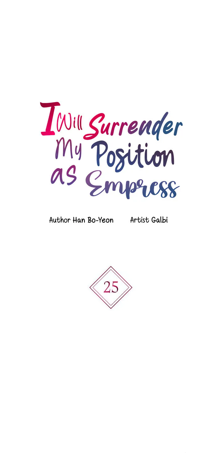 I Will Give Up the Position as the Empress Chapter 25 page 2 - 
