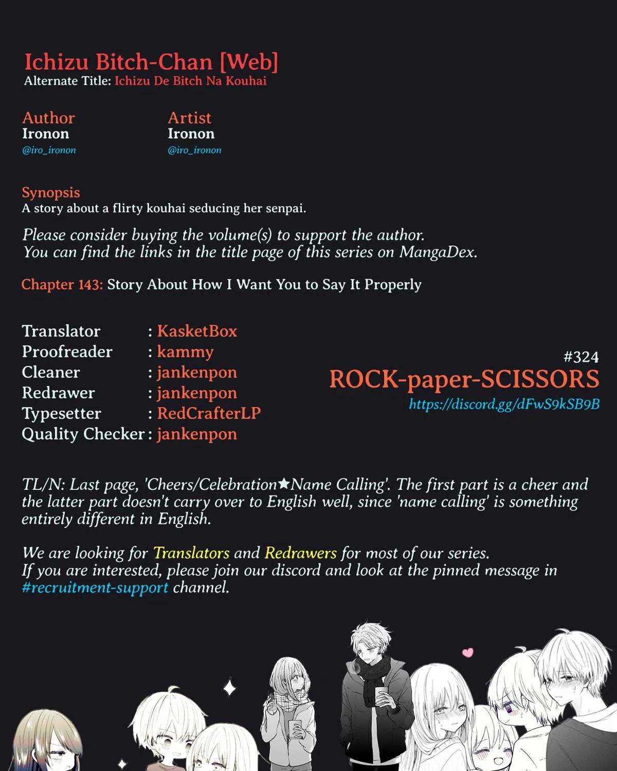 Read Ichizu Bitch-Chan (Web) chapter 143 image 8 on Lezhin