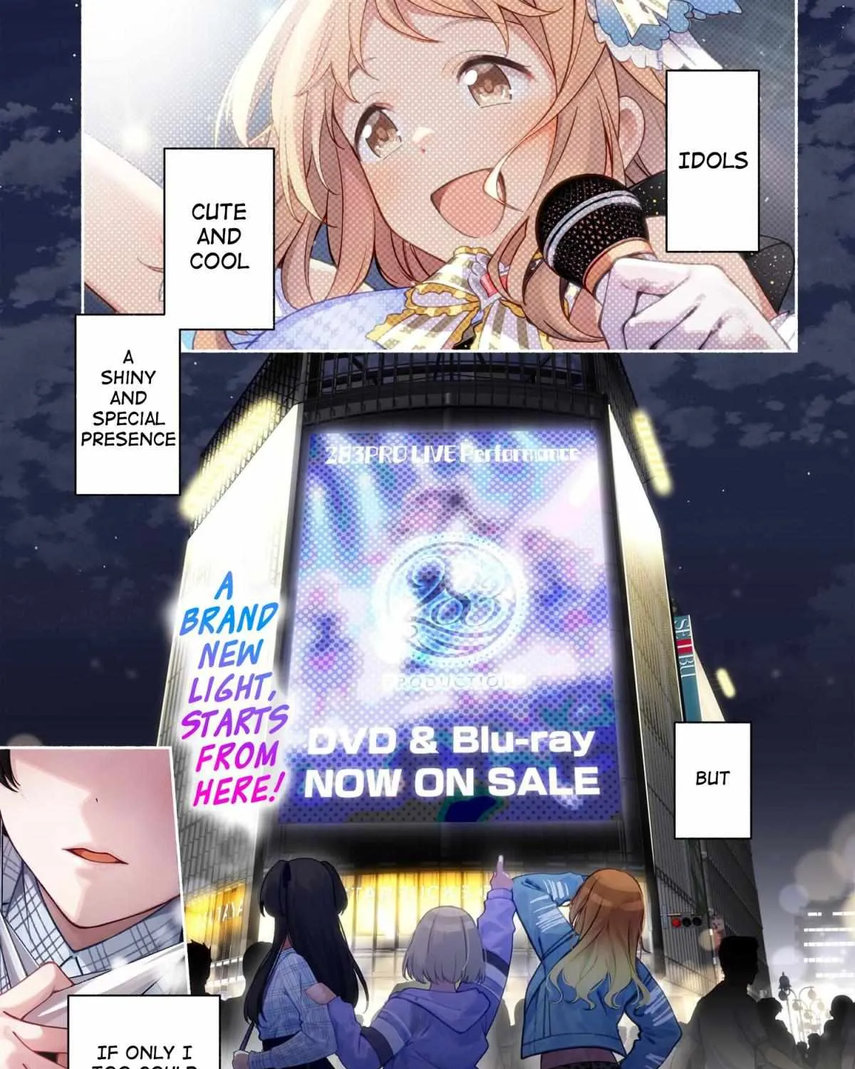 Read Idolmaster Shiny Colors Coherent Light chapter 1 image 1 on Lezhin