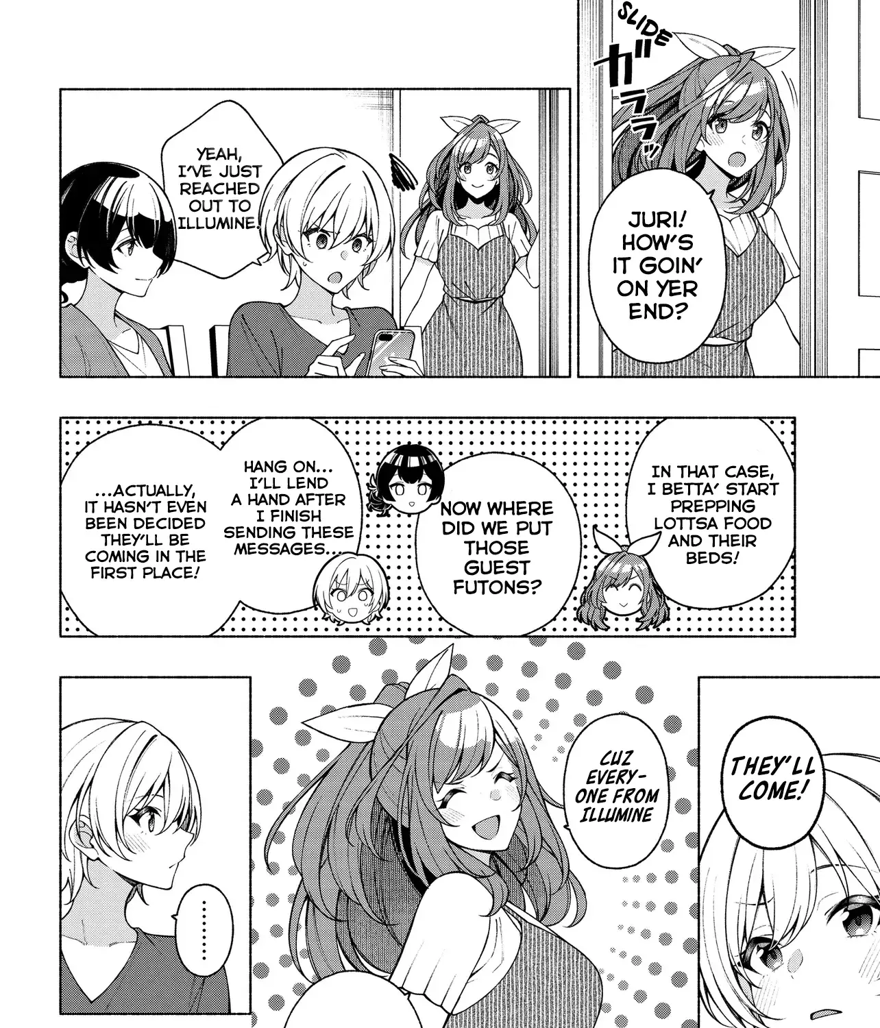 Read Idolmaster Shiny Colors Coherent Light chapter 12.5 image 4 on Lezhin