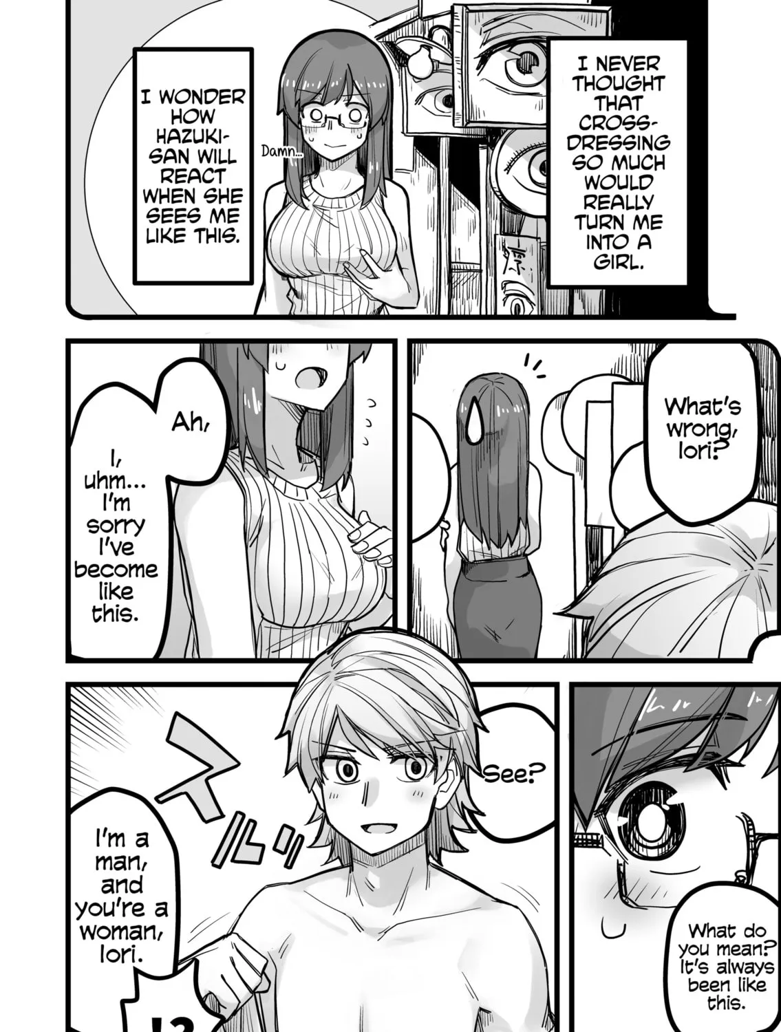 Ikemen Joshi to Josou Danshi Chapter 38 page 3 - 