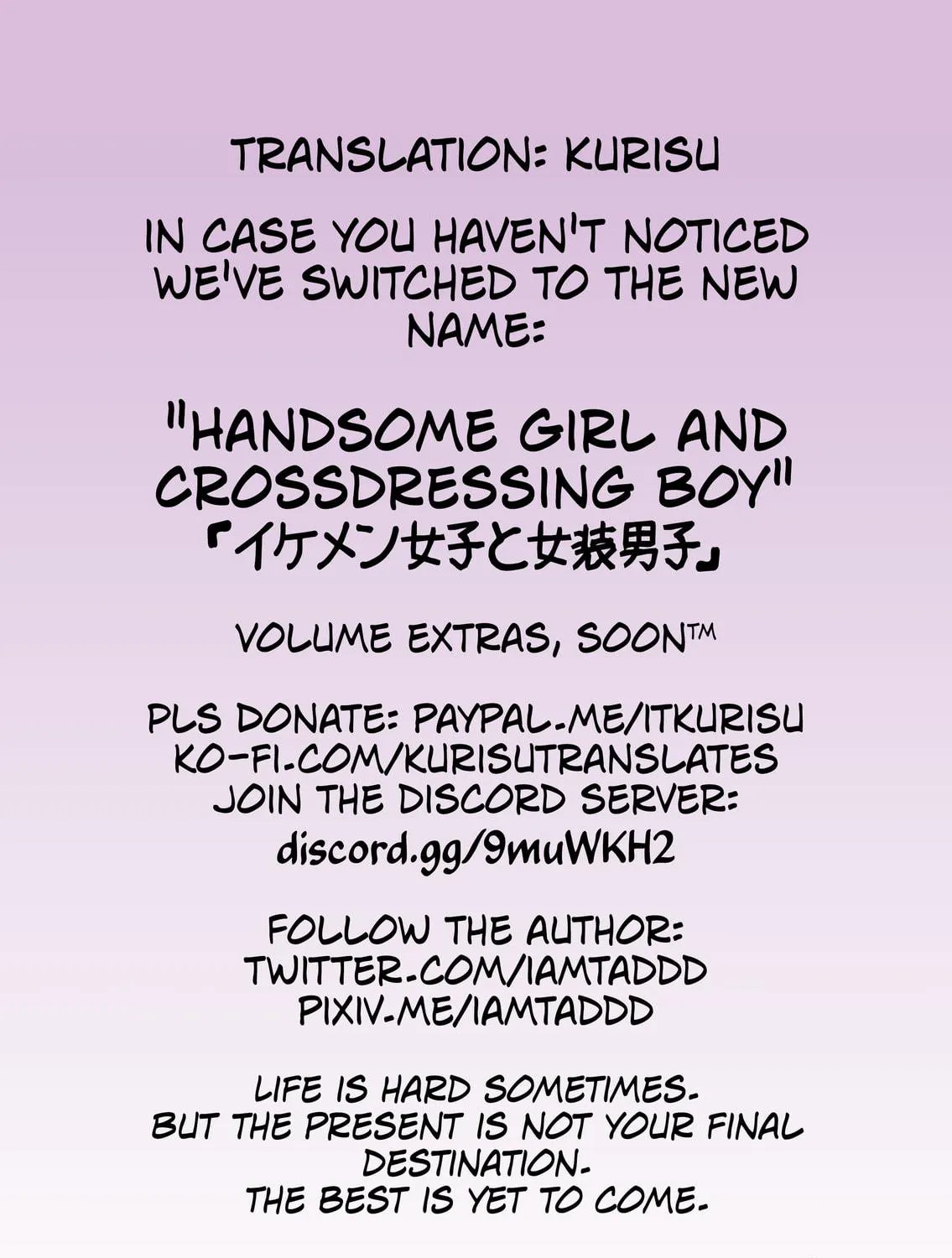 Ikemen Joshi to Josou Danshi Chapter 53 page 9 - 