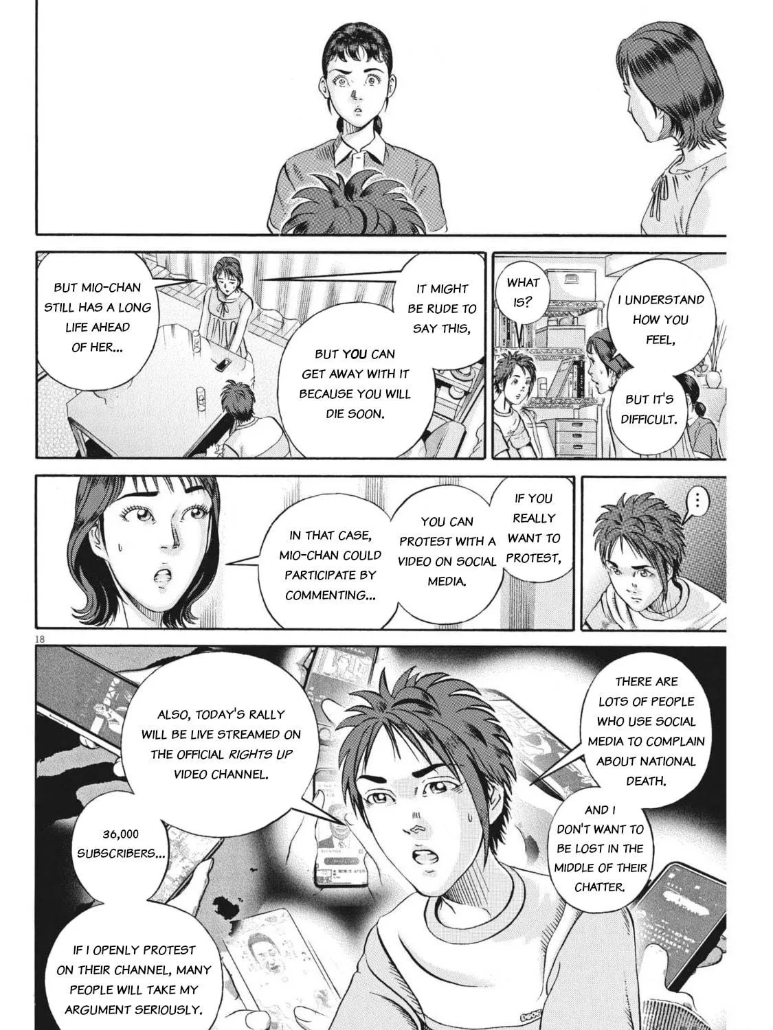 Read Ikigami Sairin chapter 4.2 image 34 on Lezhin