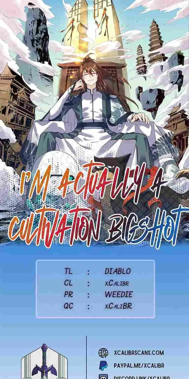 I’m Actually a Cultivation Bigshot Chapter 1 page 1 - 