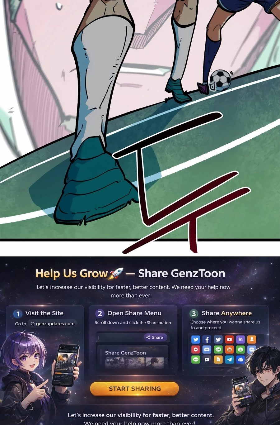 Read I’m Not a Soccer Genius! chapter 72 image 101 on Lezhin