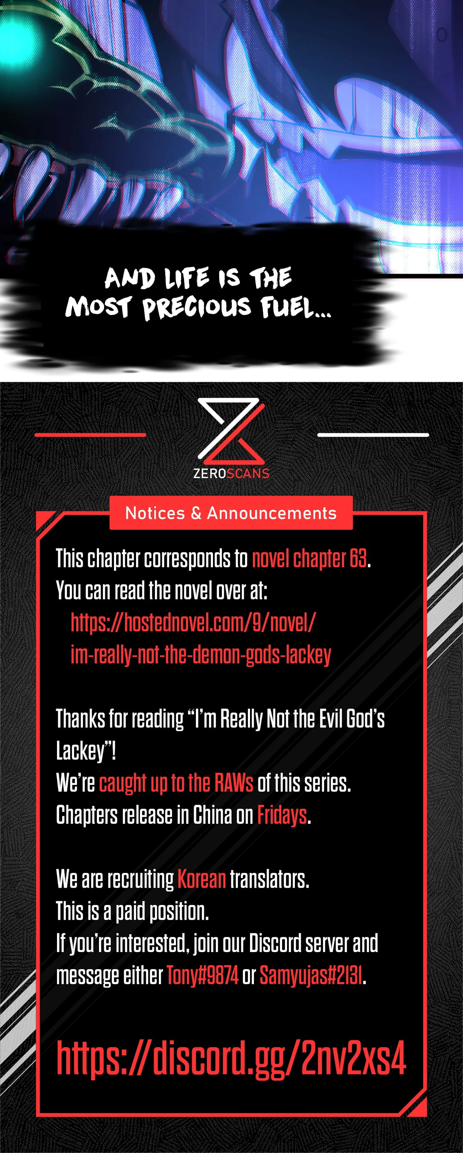 I’m Really Not the Evil God’s Lackey Chapter 181.1 page 40 - 
