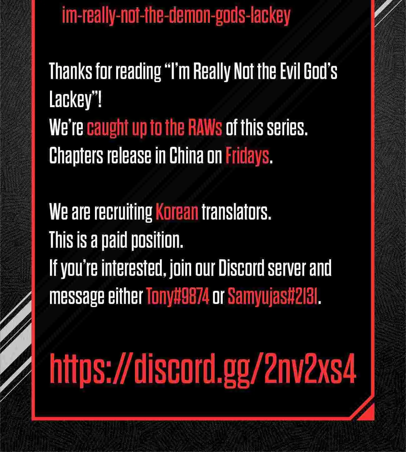 I’m Really Not the Evil God’s Lackey Chapter 21 page 139 - 