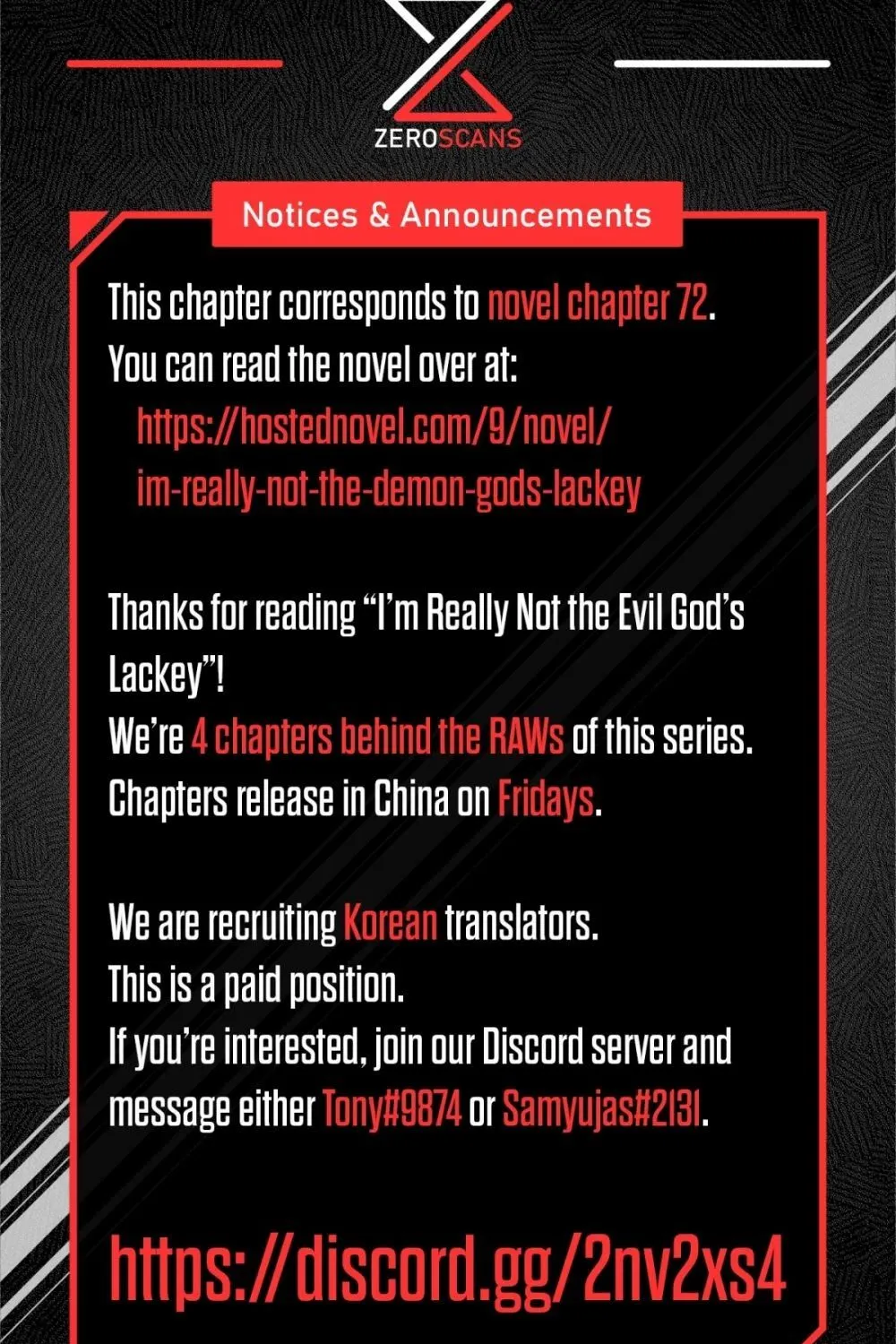 I’m Really Not the Evil God’s Lackey Chapter 39 page 65 - 