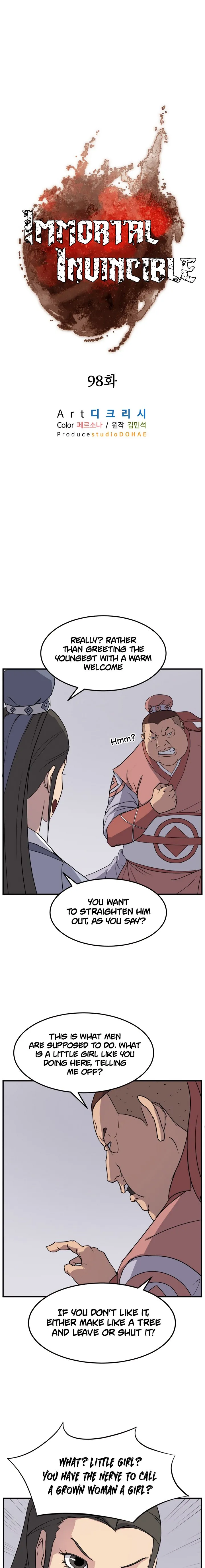Read Immortal, Invincible chapter 98 image 1 on Lezhin