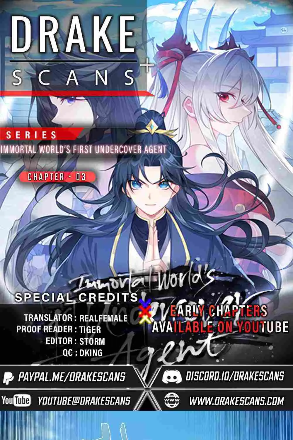 Read Immortal World’s First Undercover Agent chapter 3 image 0 on Lezhin