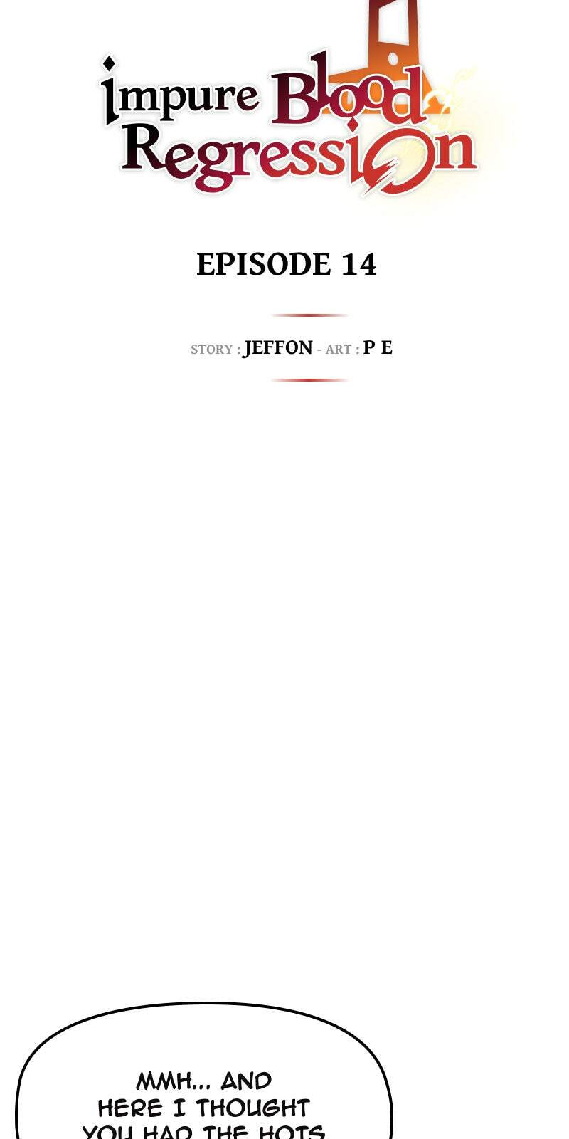 Read Impure Blood Regression chapter 14 image 21 on Lezhin
