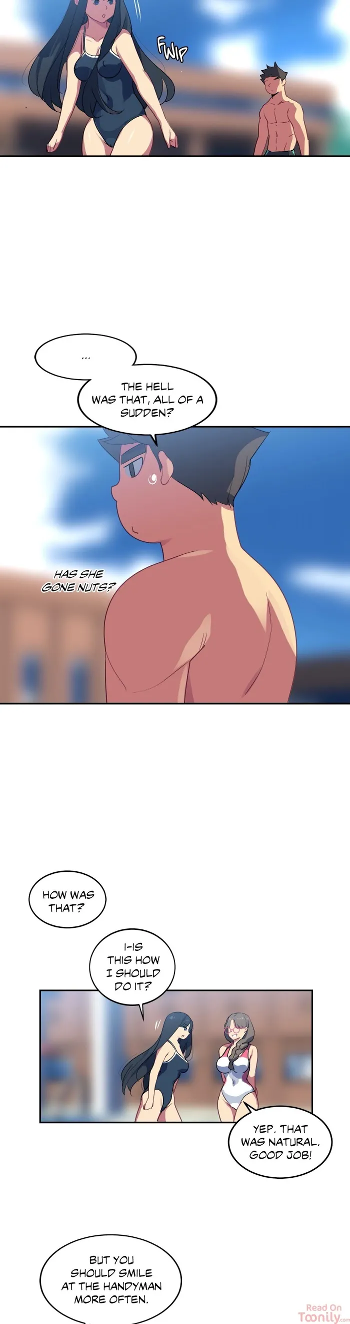 Read In At the Deep End chapter 18 image 1 on Lezhin
