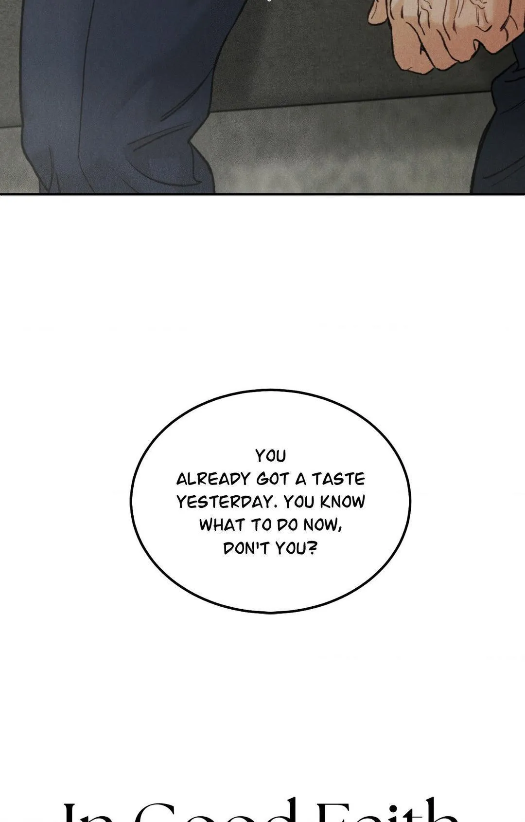 Read In Good Faith chapter 5 image 4 on Lezhin