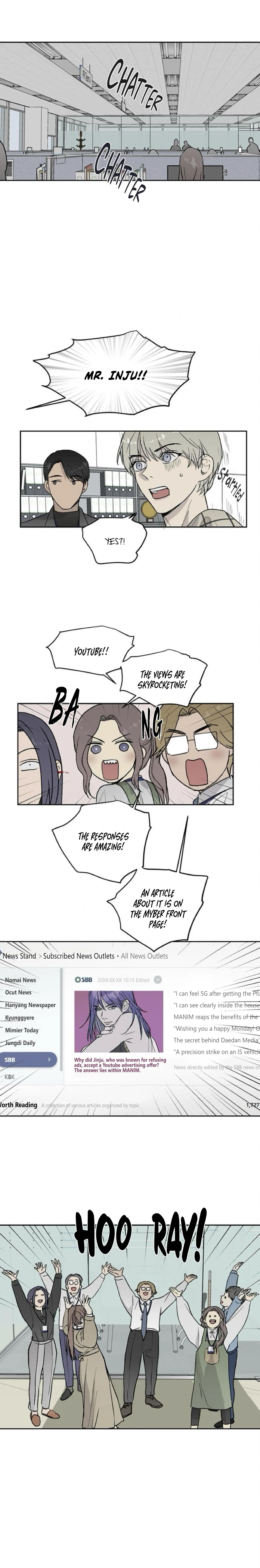 Read Inappropriate New Employee chapter 13 image 1 on Lezhin