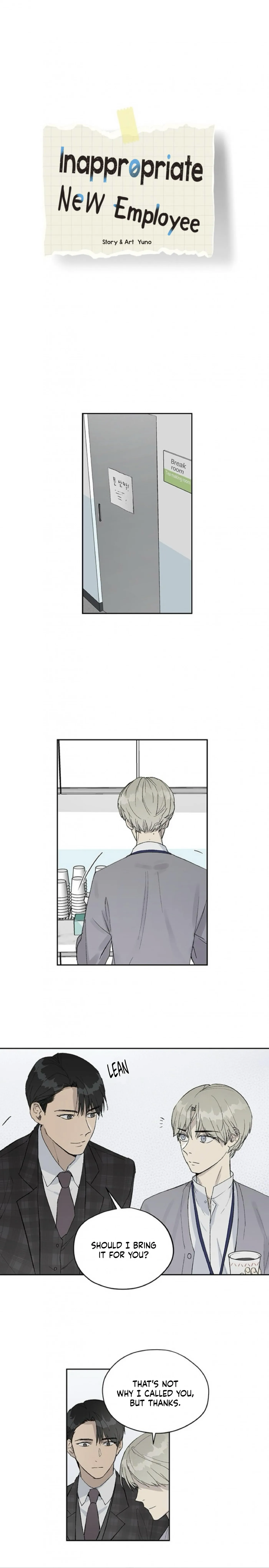 Read Inappropriate New Employee chapter 3 image 4 on Lezhin