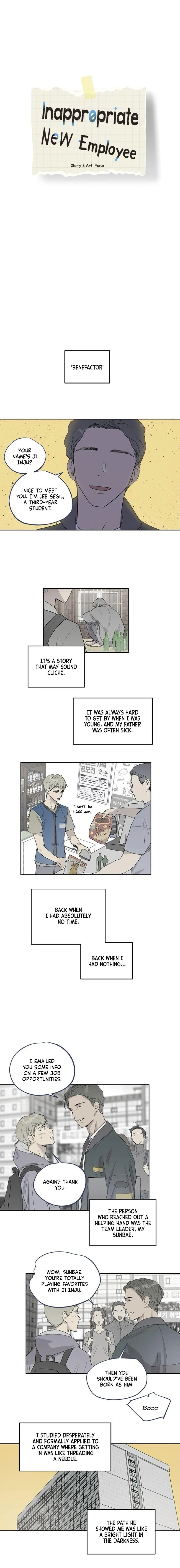 Read Inappropriate New Employee chapter 4 image 3 on Lezhin
